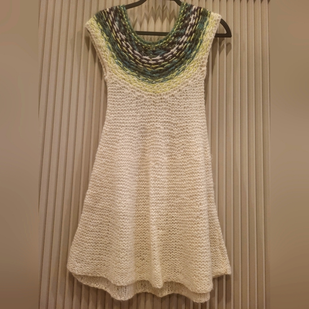 Free People Multicolor Knit Sweater Dress